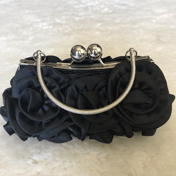 Handbags - Women’s Satin Rose Small Evening Bag